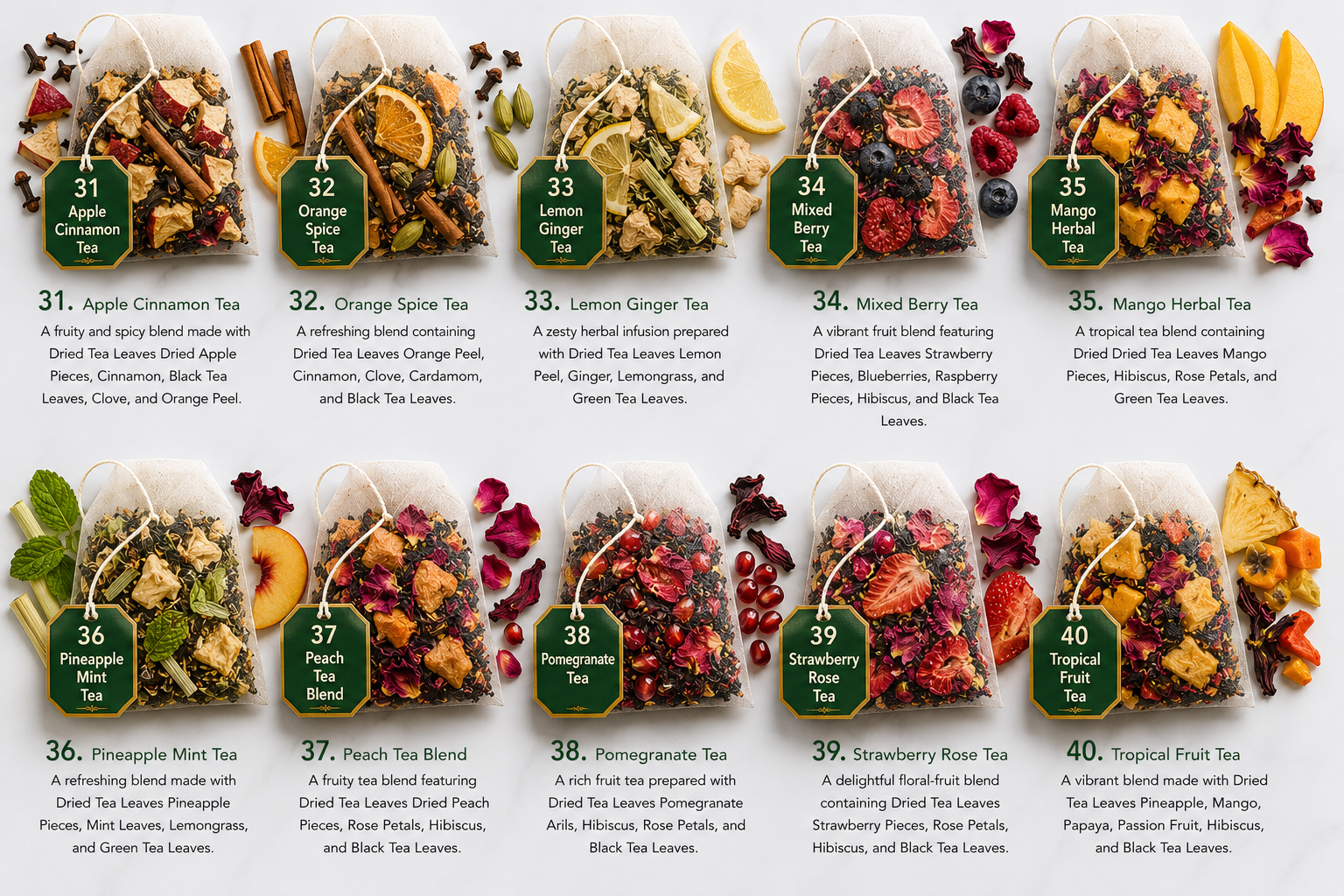 Apple Cinnamon Tea - Fruit Tea Blends