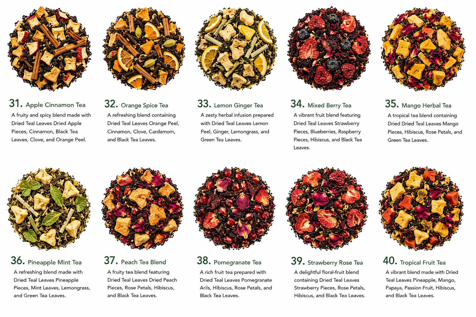 Apple Cinnamon Tea - Fruit Tea Blends