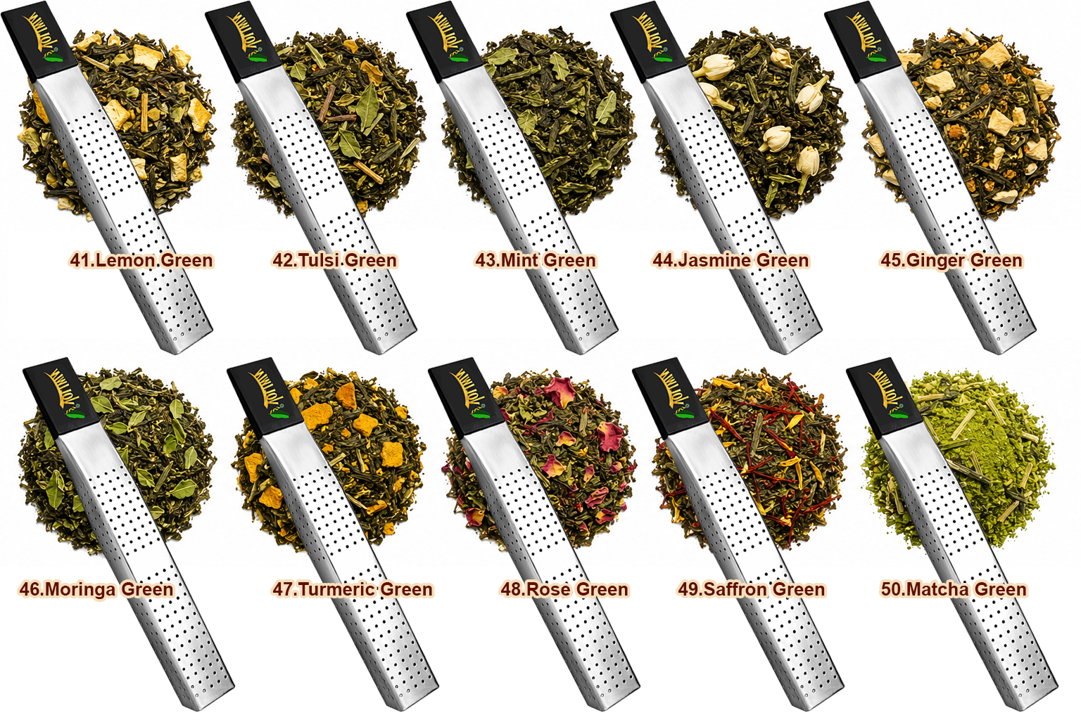 Ginger Green Tea - Green Tea Blends