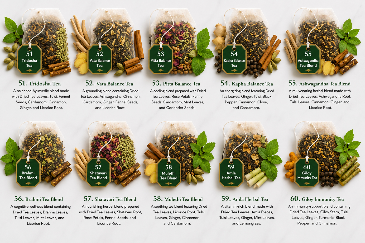 Brahmi Tea Blend - Ayurvedic Tea Blends