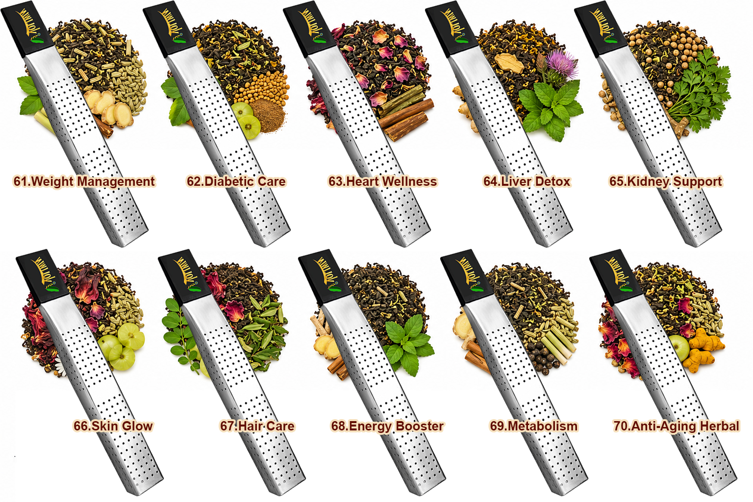 Anti-Aging Herbal Tea - Functional Health Tea Blends