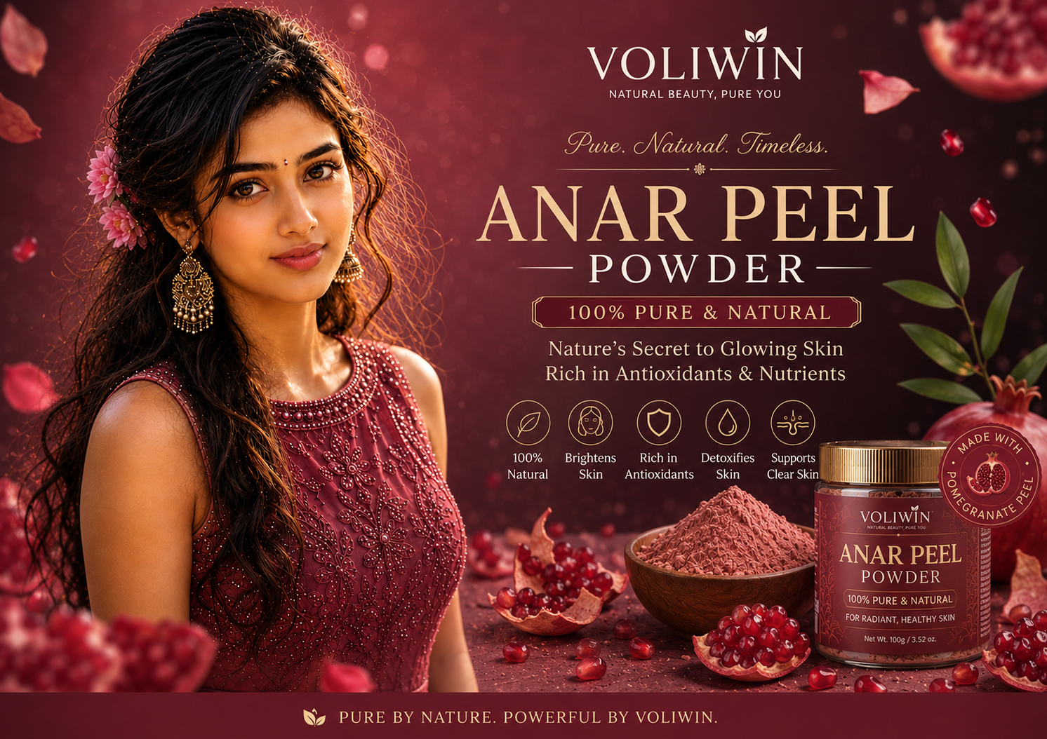 Anar Peel Powder (Pomegranate Peel)