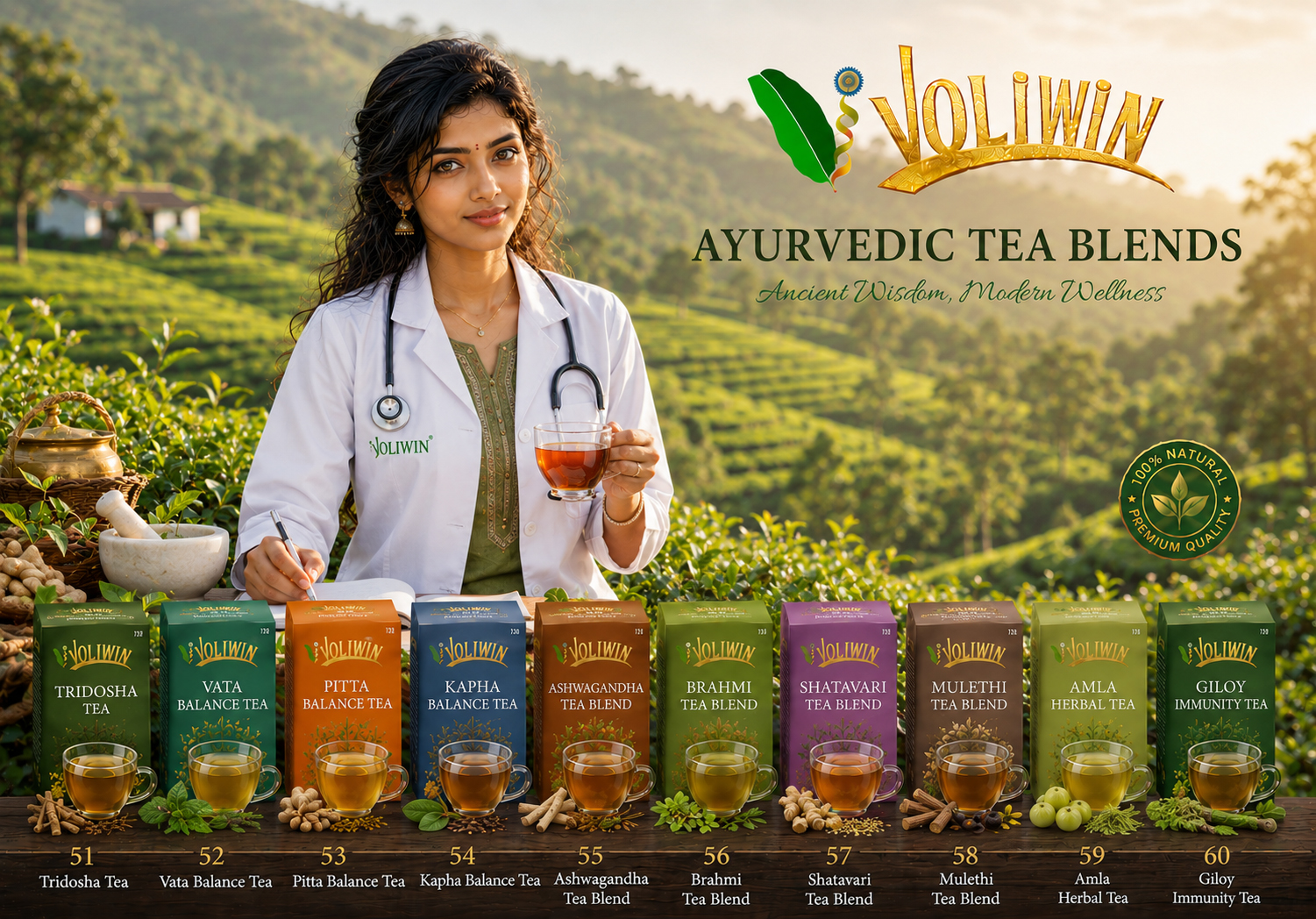 Brahmi Tea Blend - Ayurvedic Tea Blends