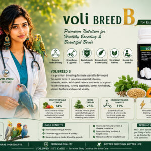 VOLIBREED B – Premium Breeding Nutrition for Exotic Birds 300g