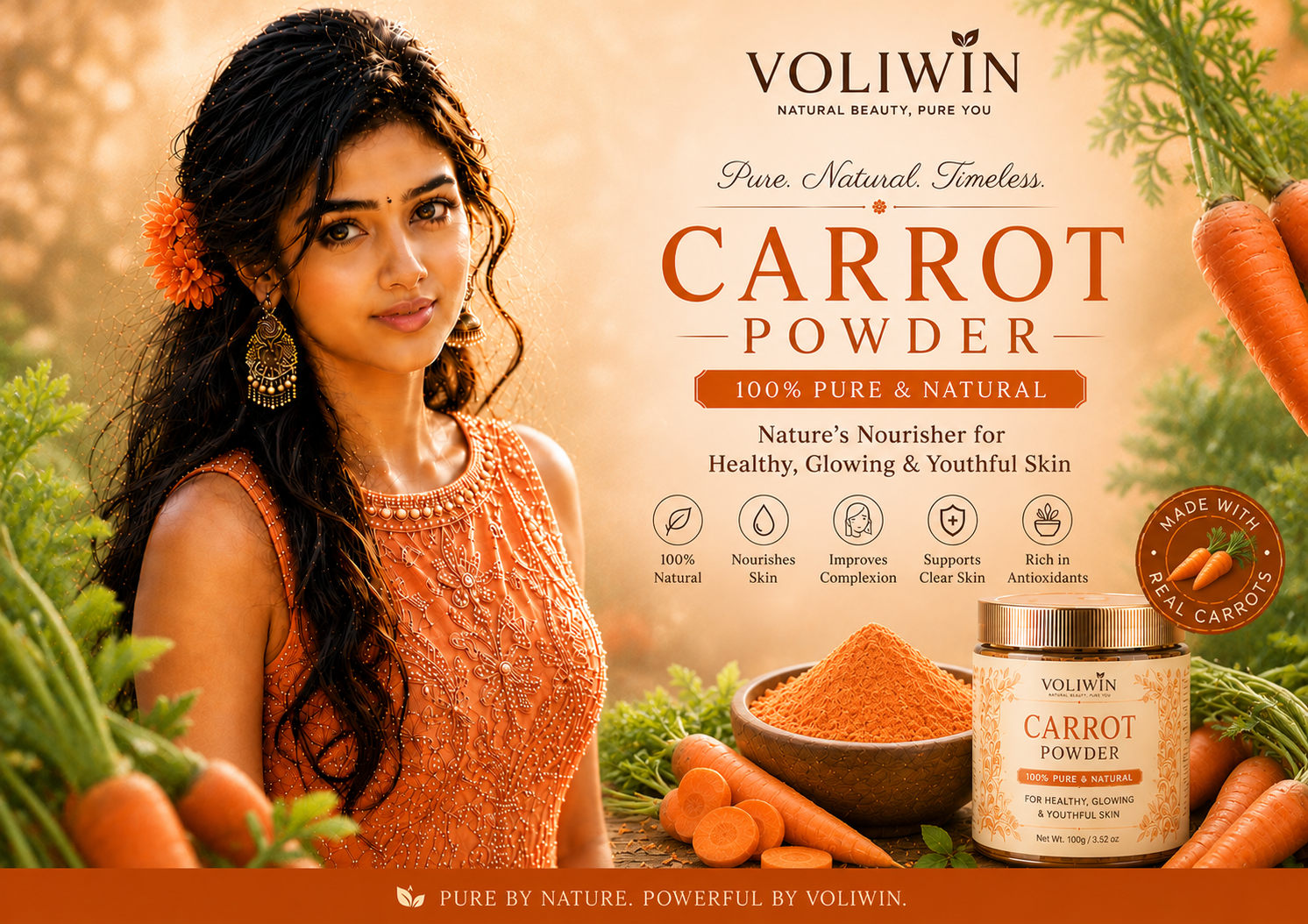 Voliwin Carrot Powder