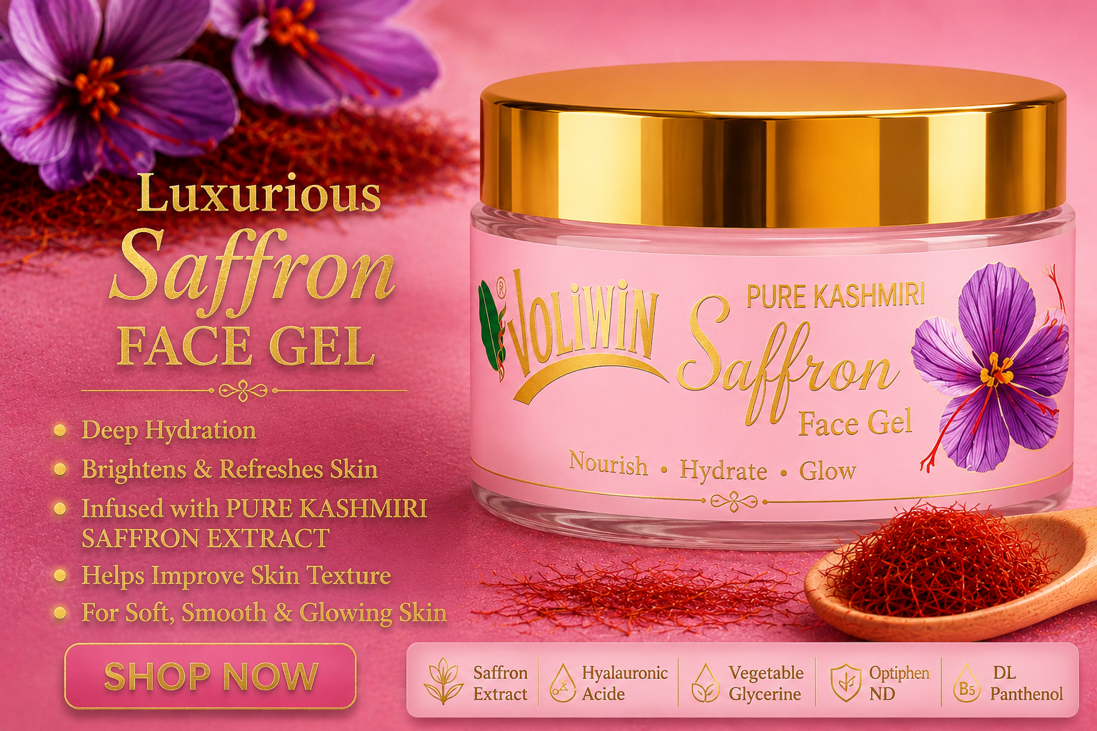 Voliwin Saffron Face Gel