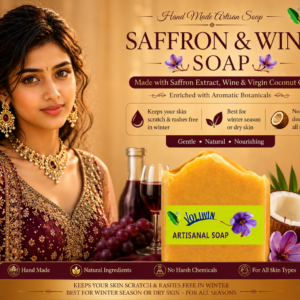Voliwin Saffron & Grape Wine Soap CP