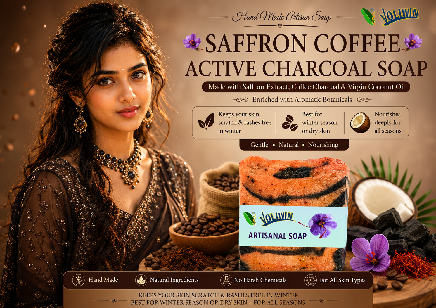 Voliwin Saffron, Coffee & Charcoal CP