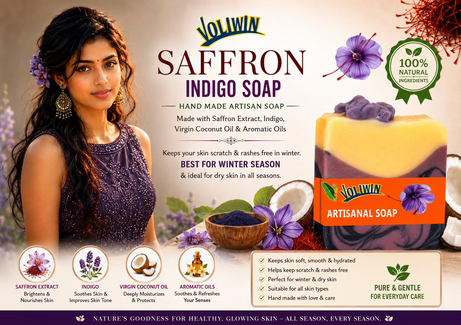 Voliwin Saffron, Indigo & Wheat Milk  CP