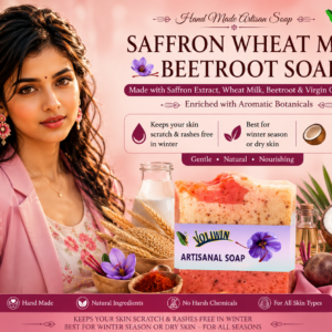 Voliwin Saffron Wheat Milk Beetroot Soap CP