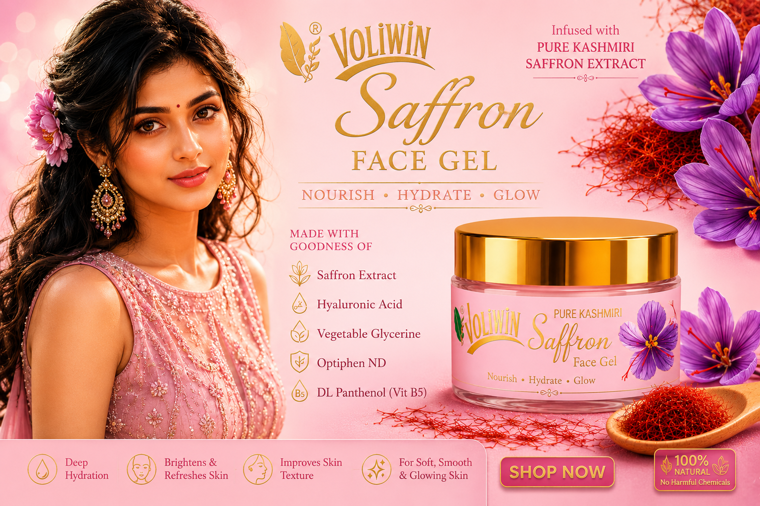 Voliwin Saffron Face Gel