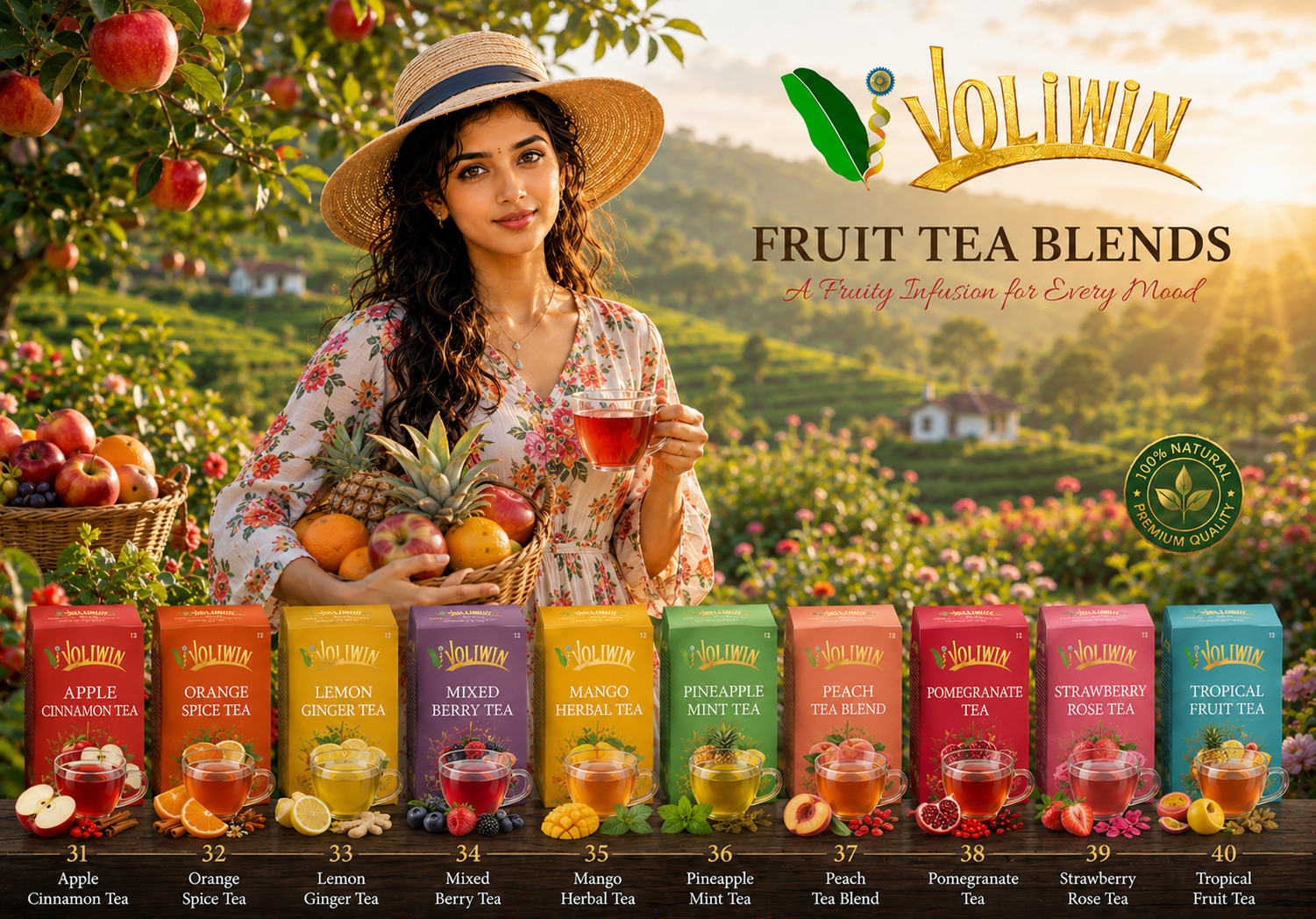 Apple Cinnamon Tea - Fruit Tea Blends
