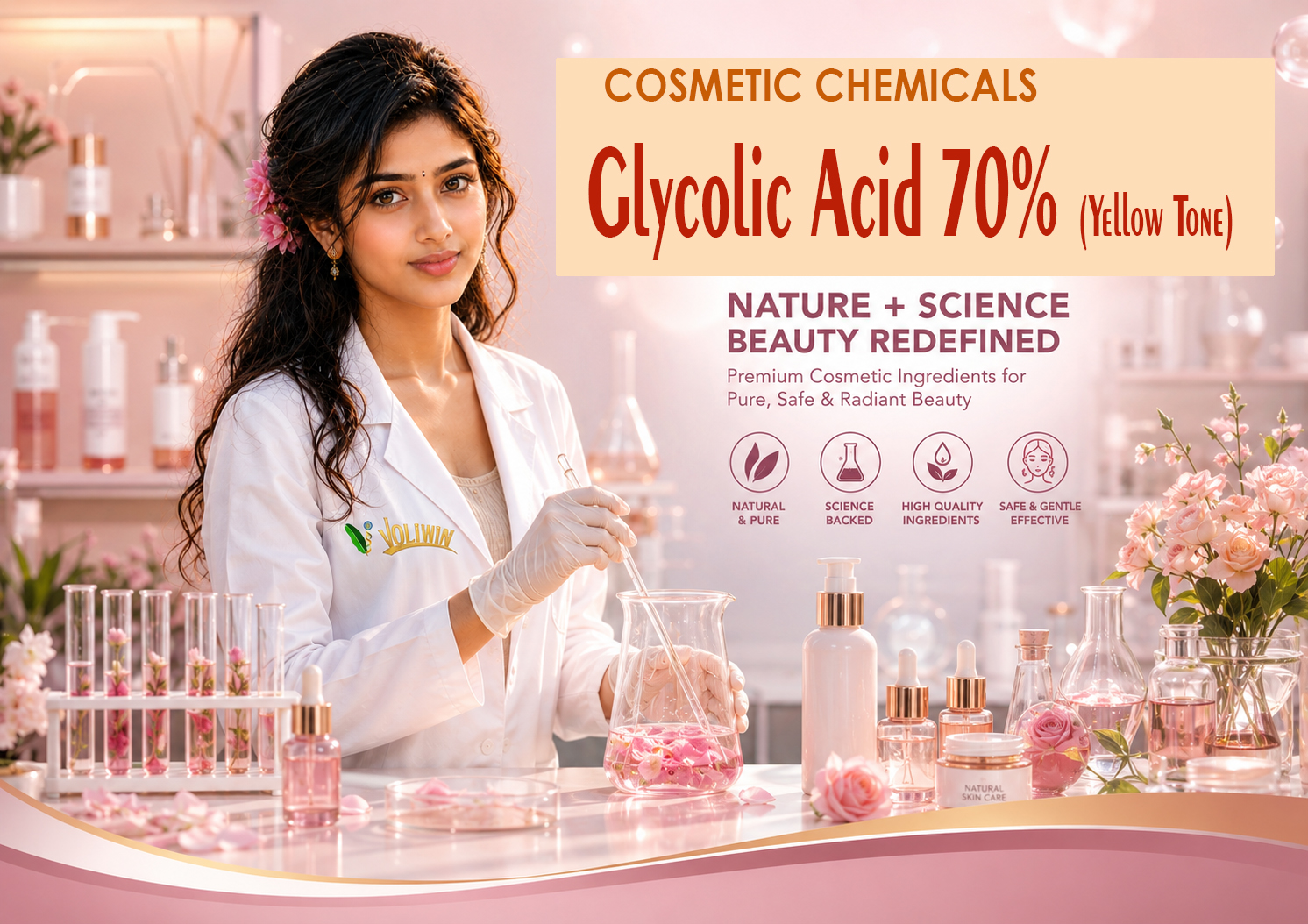 Glycolic Acid 70% (Yellow Tone) - Cosmetic