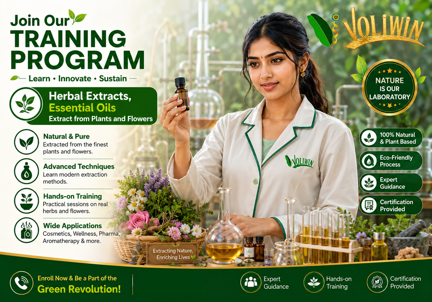 Essential Oils Extraction Training Program