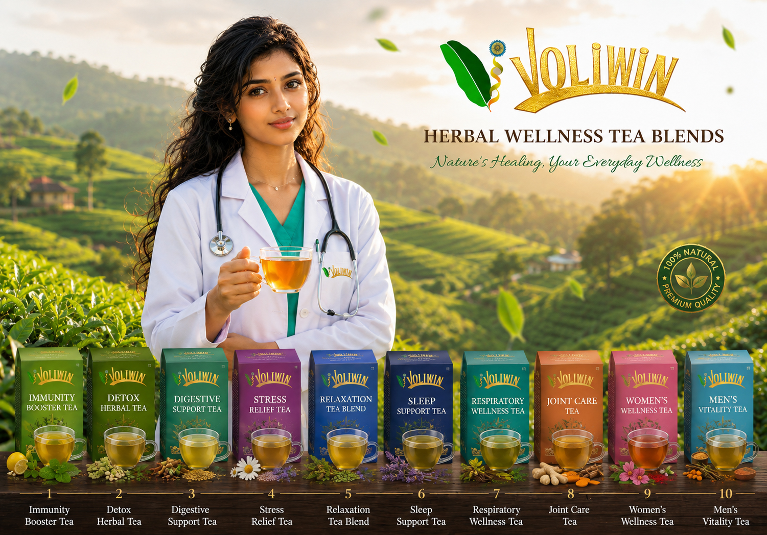 Sleep Support Tea - Herbal Wellness Tea Blends