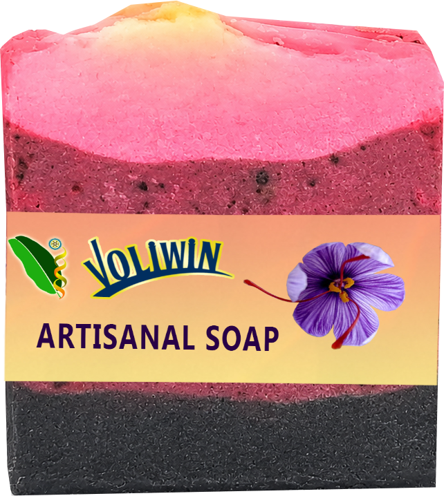 Voliwin Saffron Wheat, Jamun Fruit, Charcoal & Coffee Soap CP