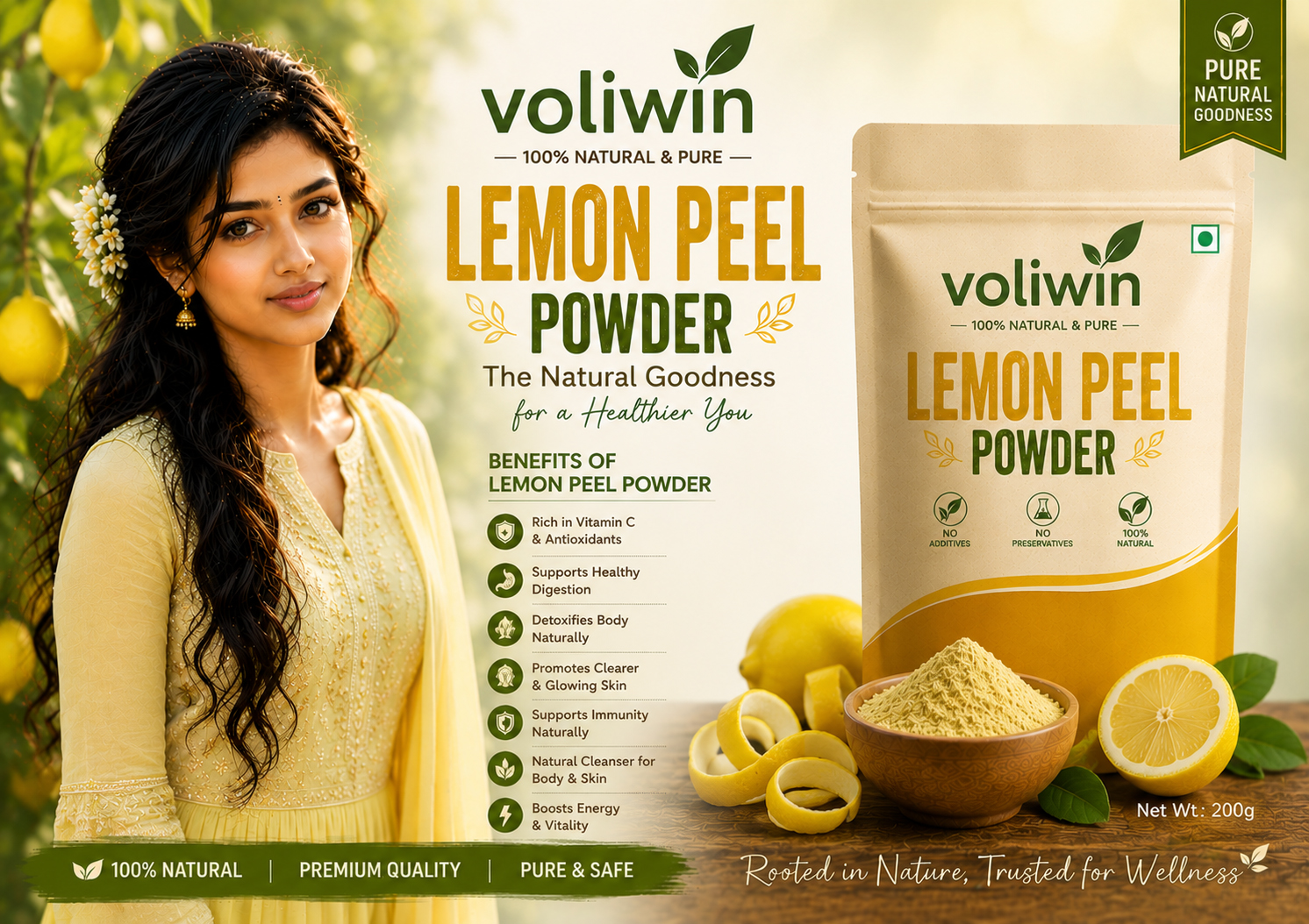 Lemon Peel Powder