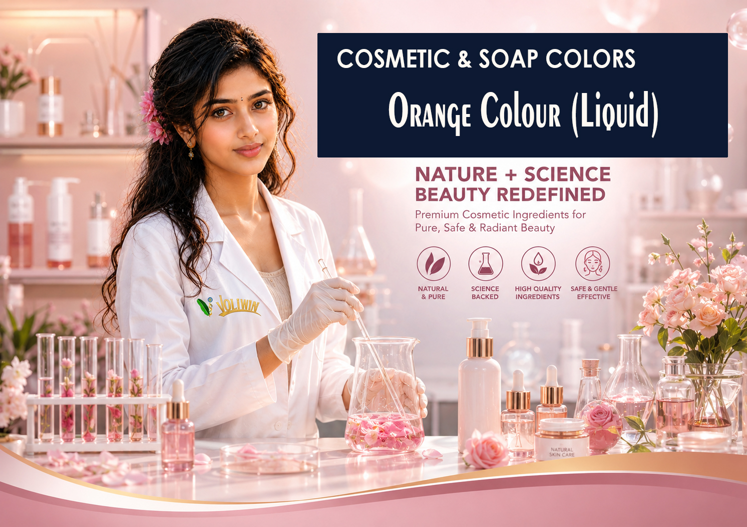 Orange Colour (Liquid) - Cosmetic