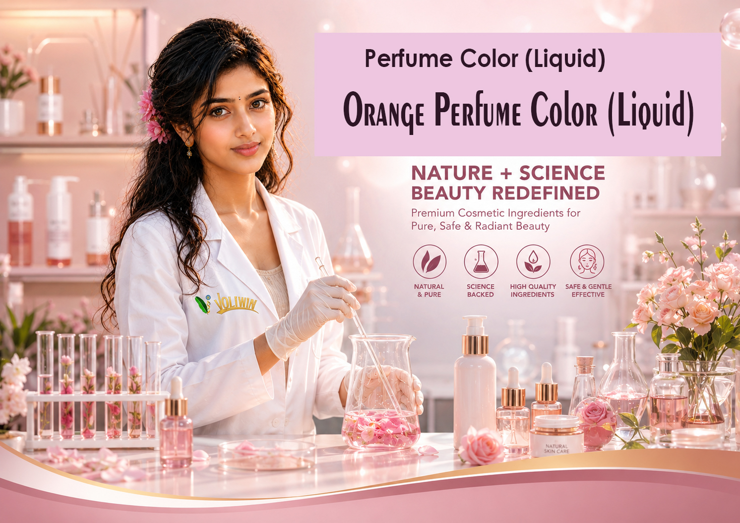 Perfume Color (Liquid)  Orange - Cosmetic