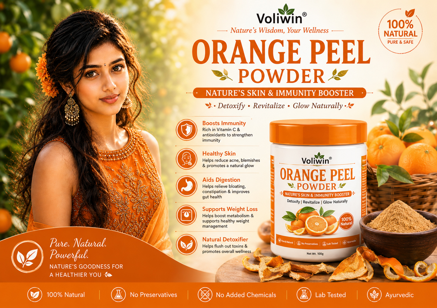 Orange Peel Powder
