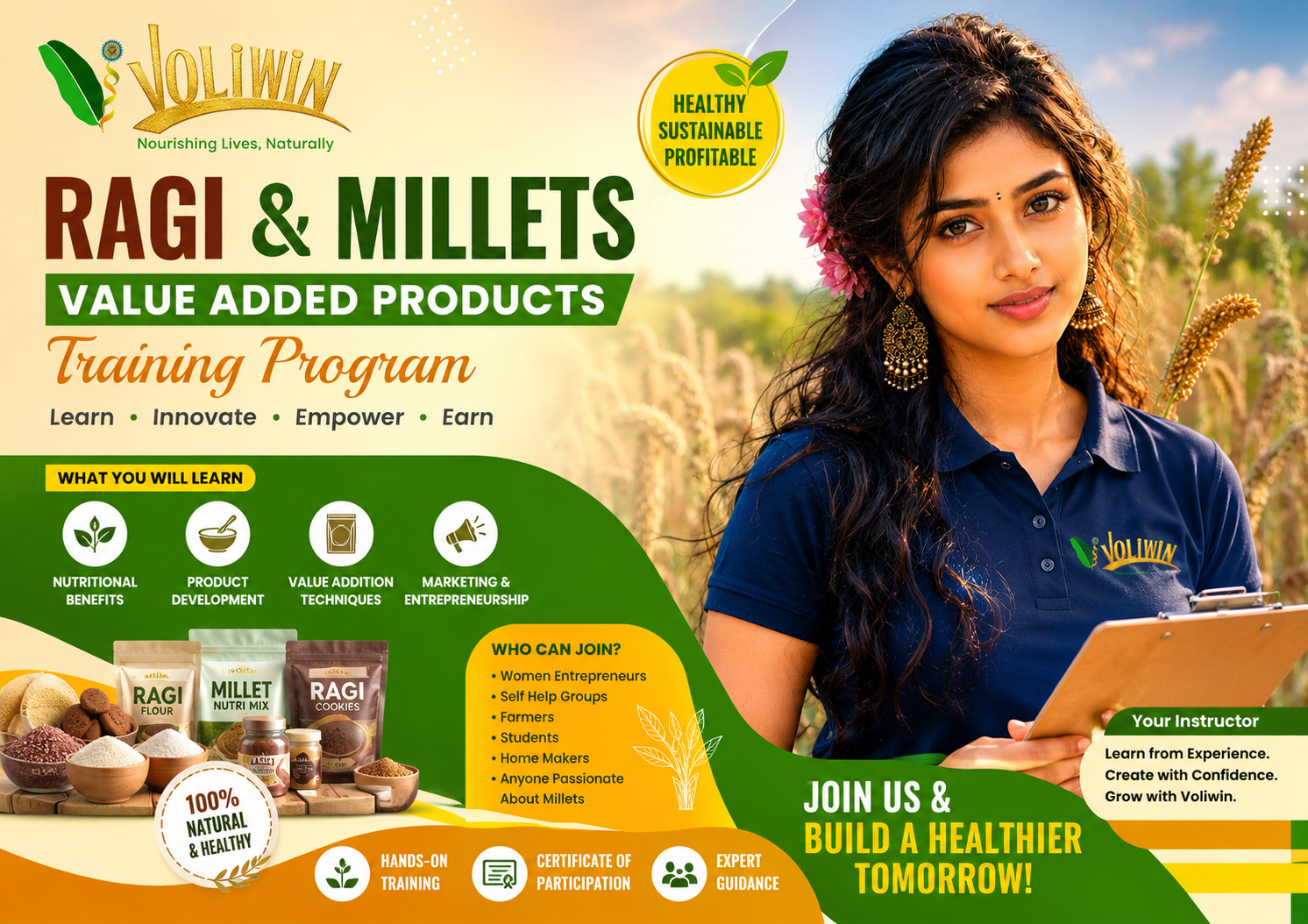 Ragi & Millets Value Added Products Mfg Training Program