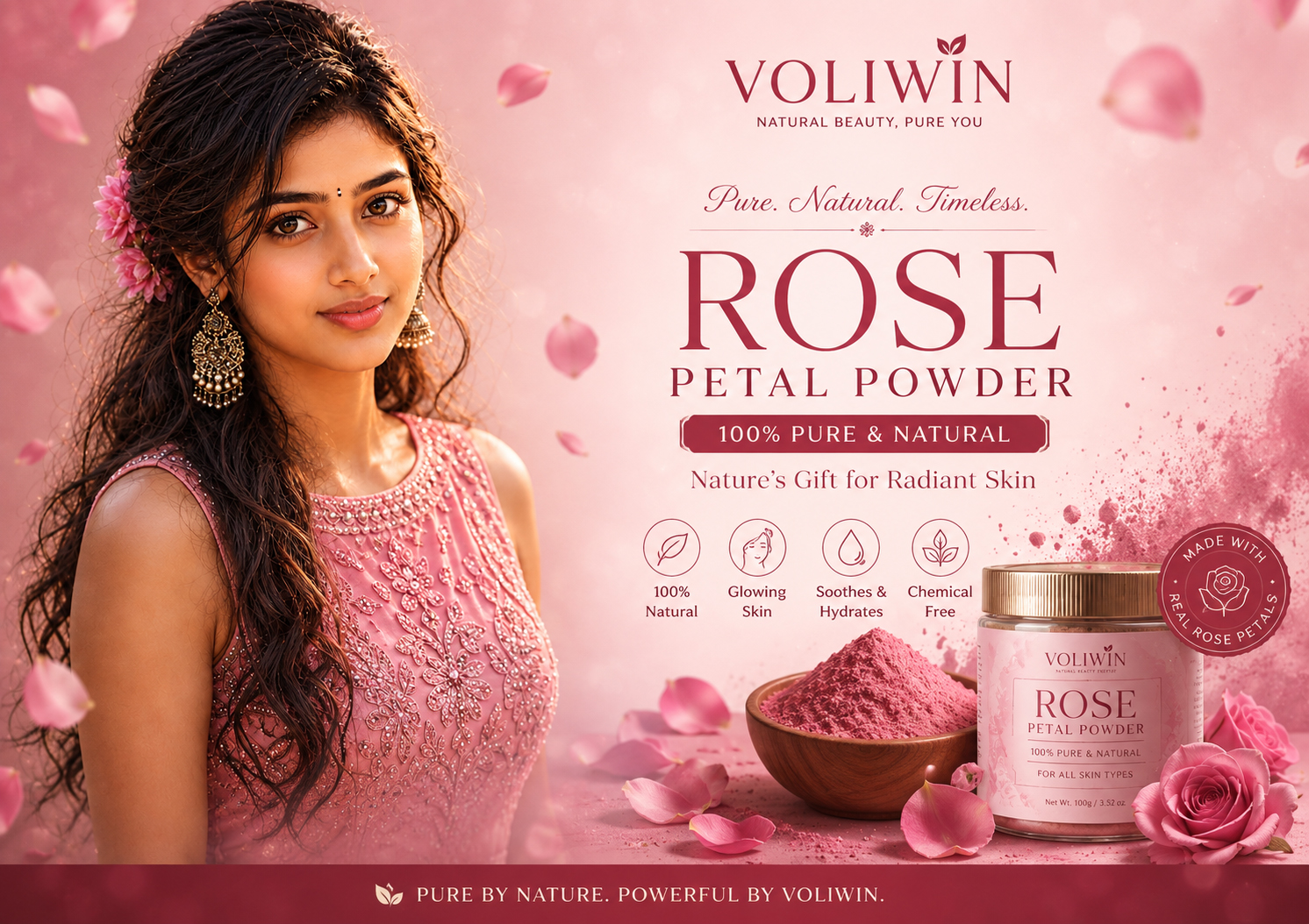 Rose Petal Powder