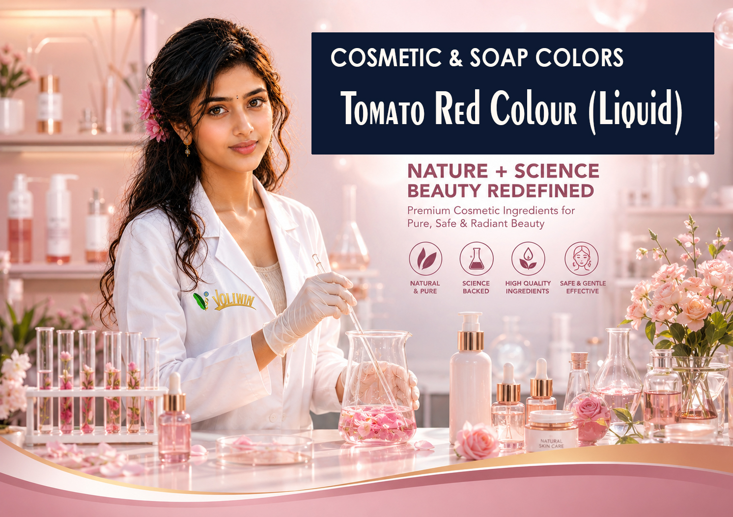 Tomato Red Colour (Liquid)- Cosmetic