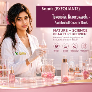 Beads – Turquoise Ketoconazole – Anti dandruff Cosmetic    – Cosmetic