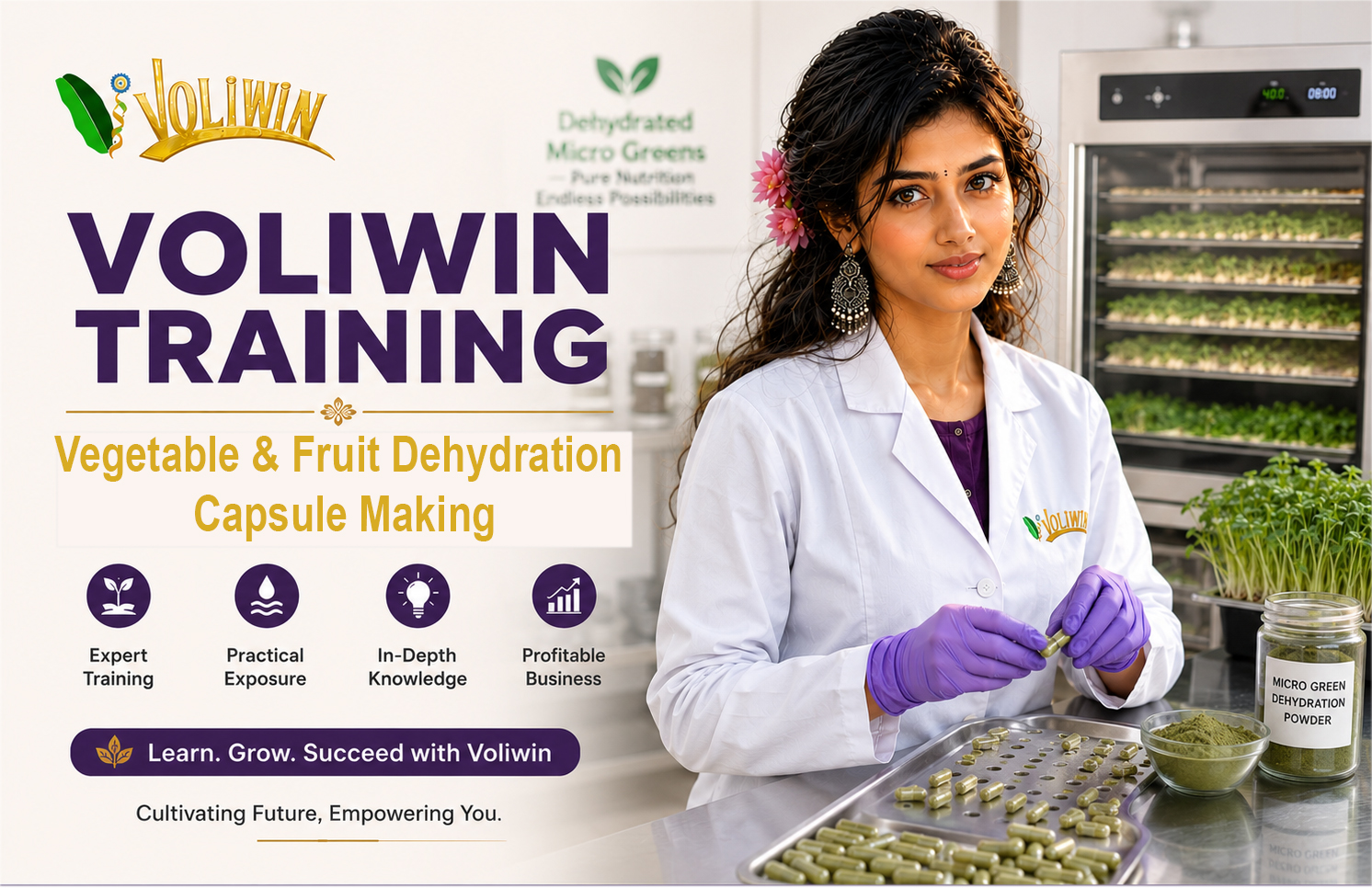 Vegetable & Fruit Dehydration and Capsule Making - Training