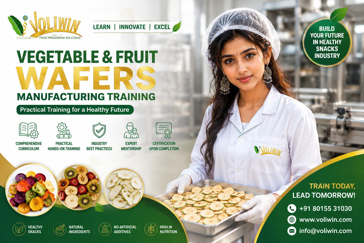 Fruit & Vegetable Wafers Making Training Program