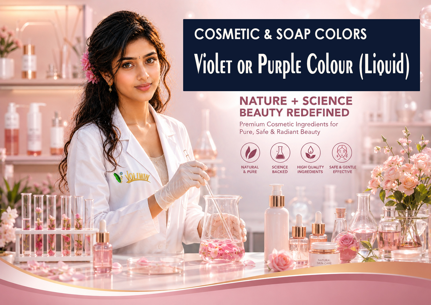 Violet or Purple Colour (Liquid) - Cosmetic