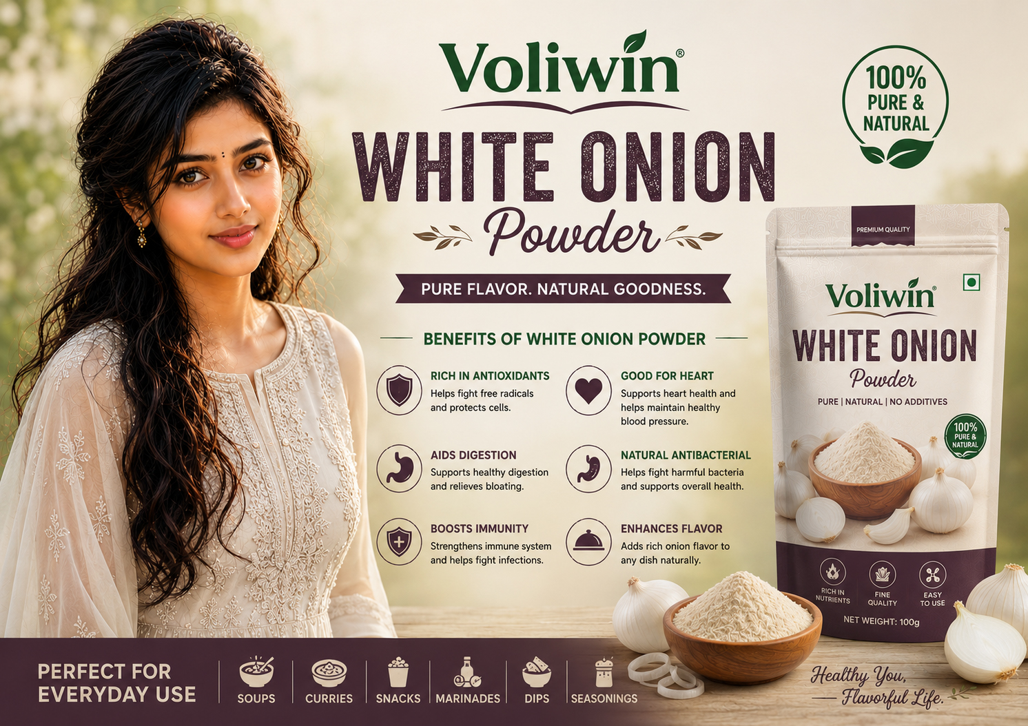 White Onion Powder