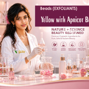 Beads – Yellow with Apricot    – Cosmetic