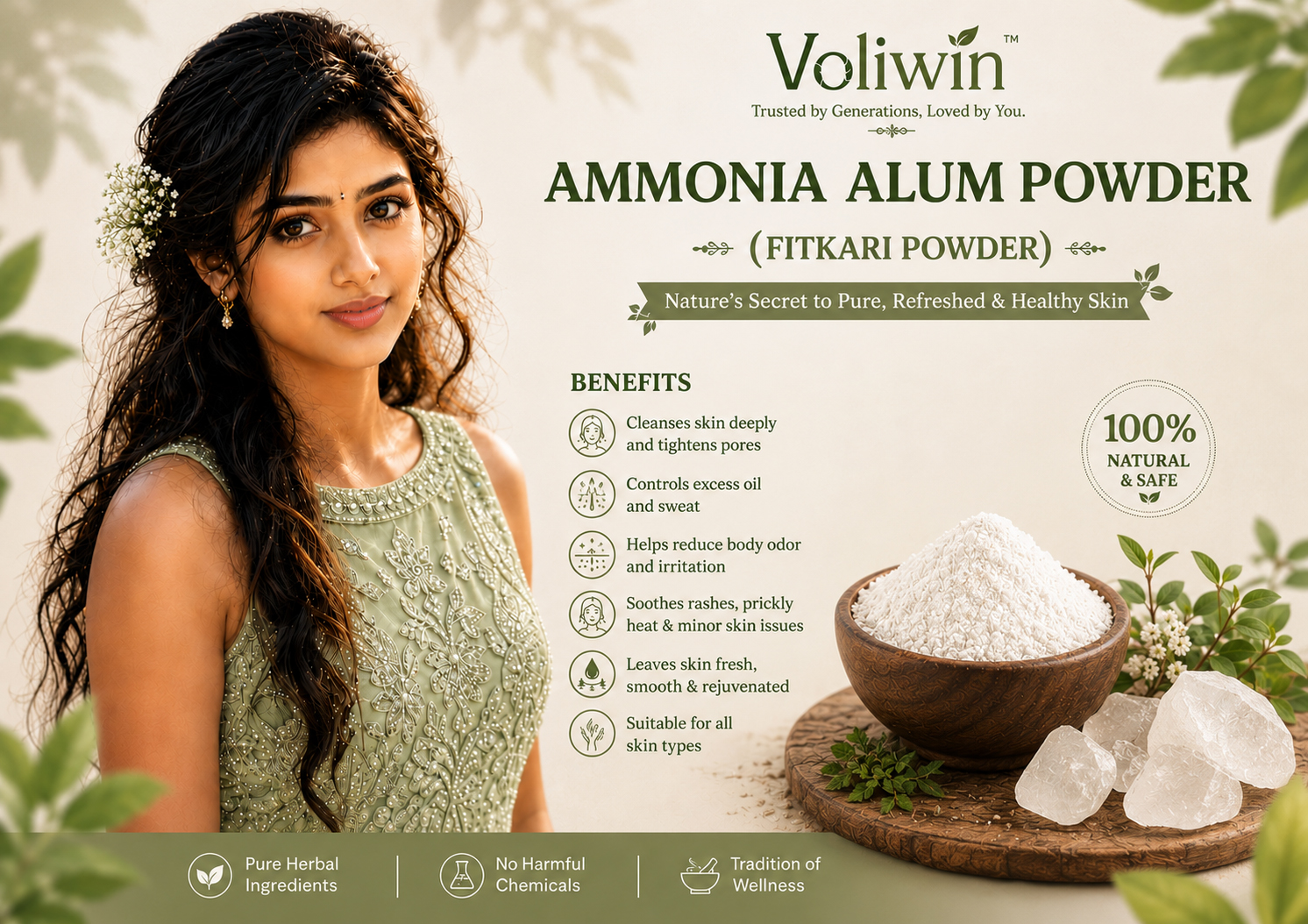 Ammonia Alum Powder