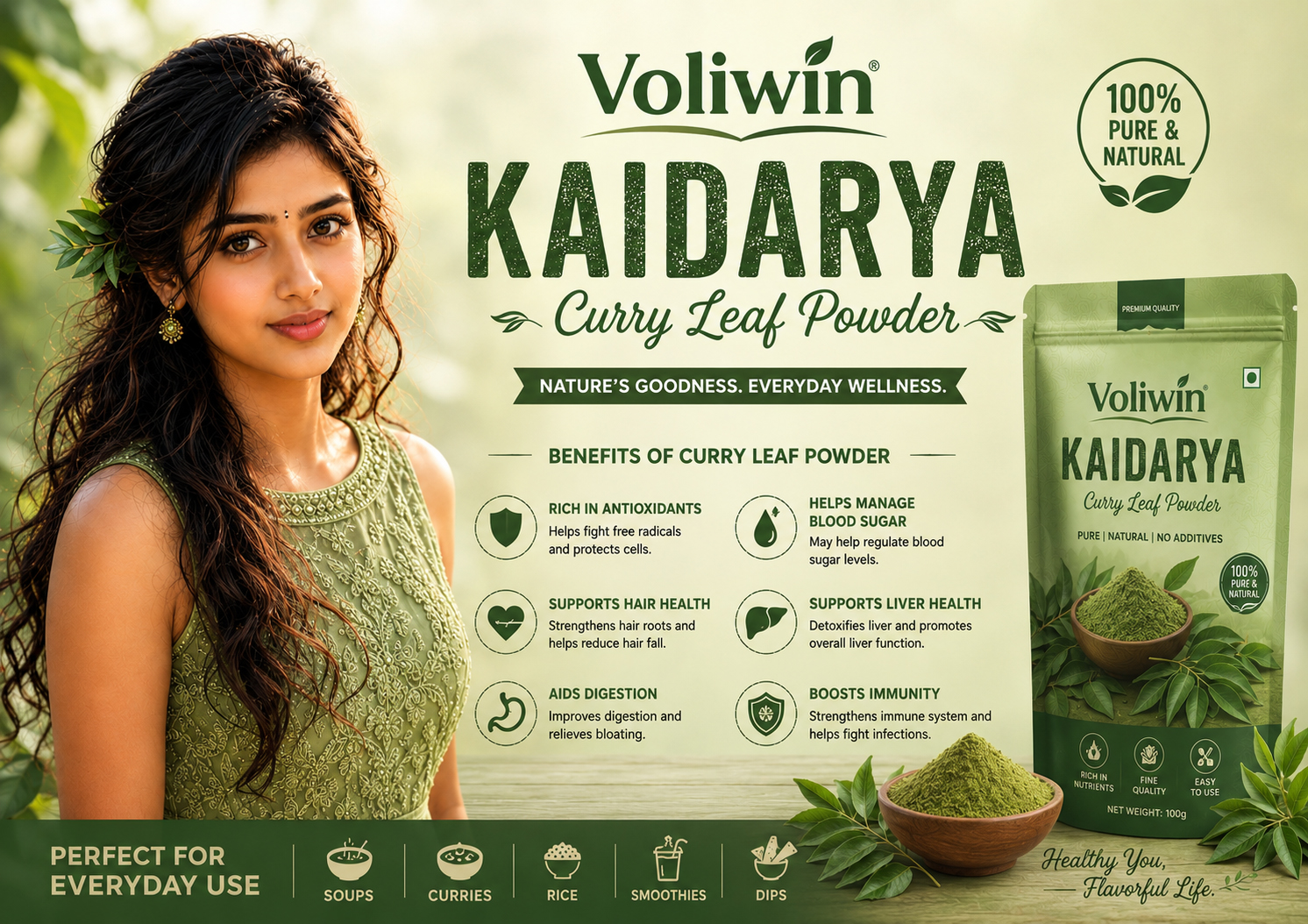 Curry Leaf Powder (Kaidarya)