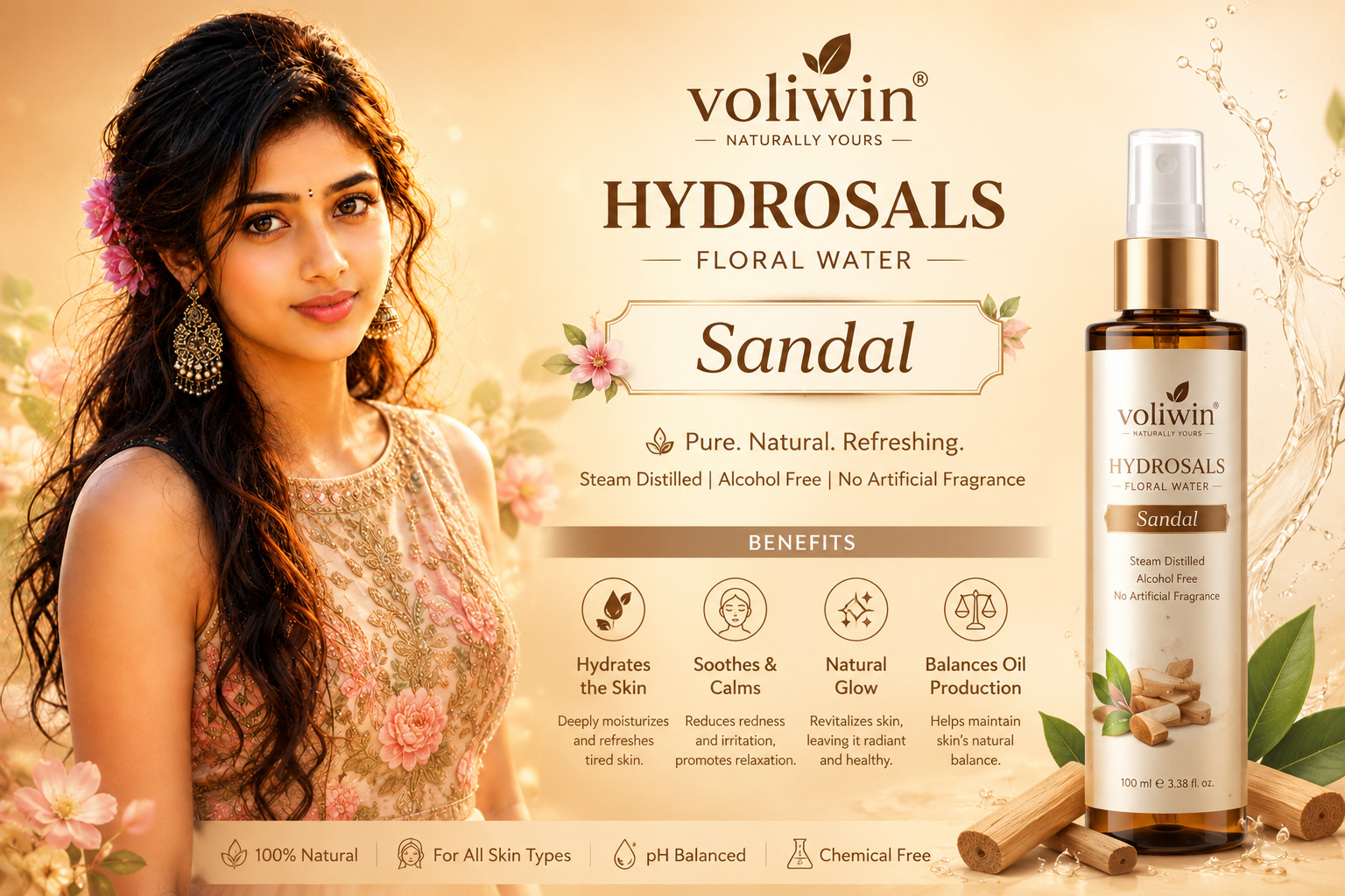Sandal Hydrosol / Floral Water