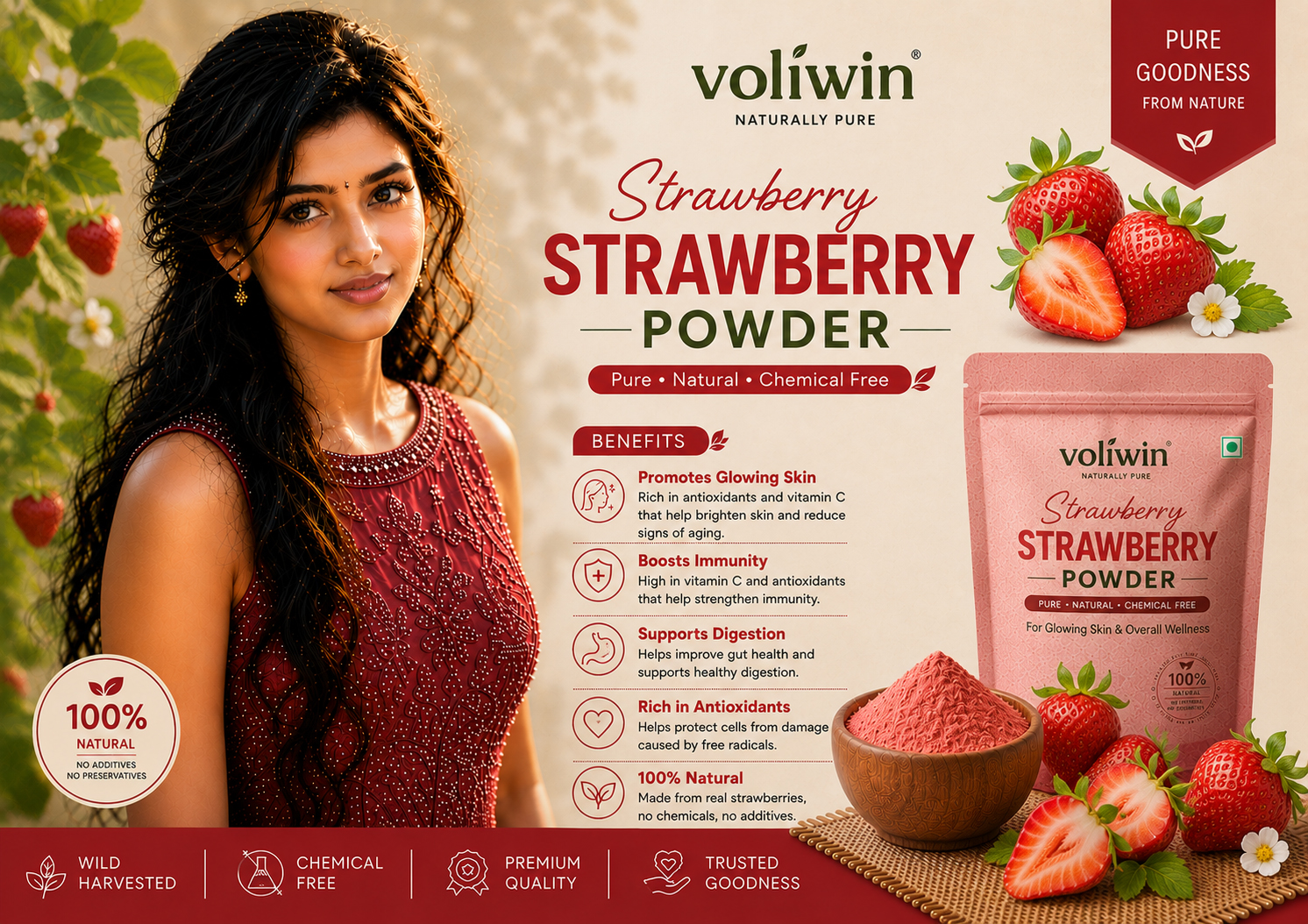Strawberry Powder