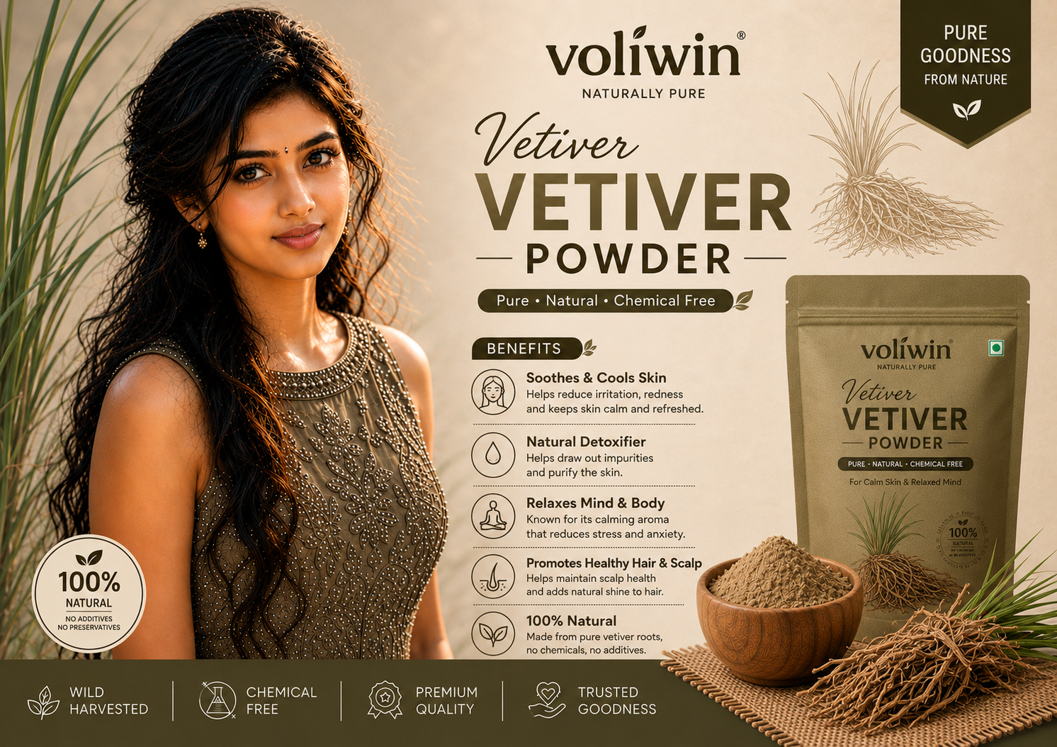Vetiver Powder